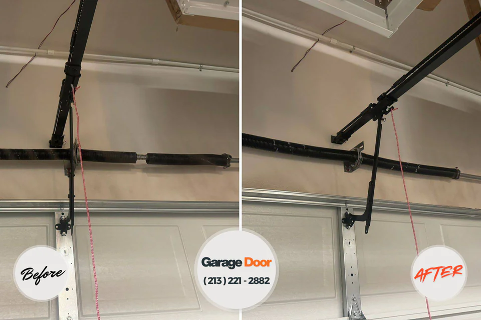Before and after: garage door installation New Plymouth, ID